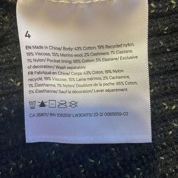 Lululemon Cotton Cashmere Blend Cardigan Sweater Wrap 4 - Picture 6 of 6
